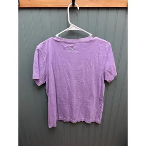 Life is Good Womens Purple Crusher Tee Take Your Sweet Time Lemonade Graphic M thumbnail 3