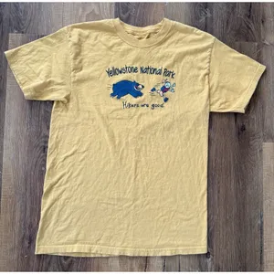Life is Good Yellowstone National Park Graphic T Shirt Women’s‎ Small Tee EUC thumbnail 2