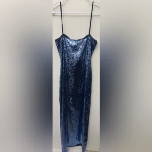 NWT Reformation Elsie Sequin Dress | Sparkly Maxi Party Dress thumbnail 2