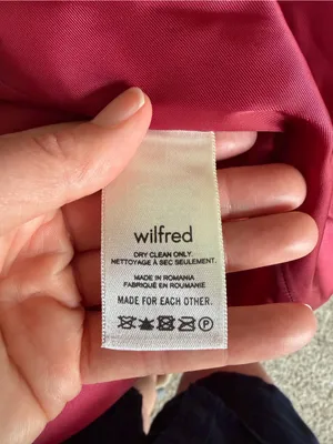 Aritzia Wilfred The Only Coat Wool Cashmere Red Size XS Small Luxury Minimalist thumbnail 7