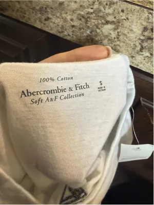 Women's Abercrombie & Fitch Tini Time Graphic Tee, Size S, White thumbnail 6