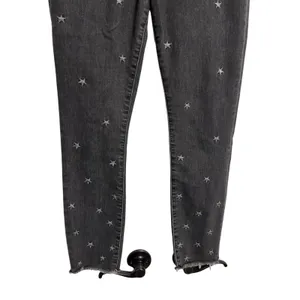 Abercrombie Fitch‎ Womens Super Skinny Ankle Jeans Black Star Print Size 27 thumbnail 5