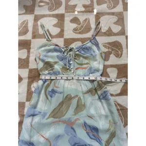 Abercrombie & Fitch Floral Midi‎ Dress Button Front Casual Summer XXS Petite thumbnail 9