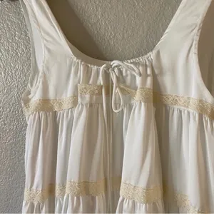 LOUCIA Tiered Lace Babydoll Dress Cottagecore romantic milkmaid festival Small thumbnail 10