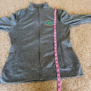 E5 Florida Gators Women Full Zip Jacket Gray Heathered Mock Neck Medium Collage thumbnail 8