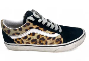Vans | 6 | Old Skool Leopard Print Sneaker Tennis Shoe animal Cheeta thumbnail 1