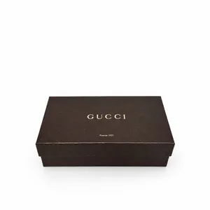 Gucci Black Suede Crystal Interlocking G T-Strap Flat Sandals Glam Size 37.5 thumbnail 3