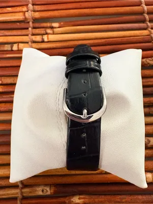 Coldwater Creek Silver Rectangular Watch with Black Strap Needs Battery thumbnail 3