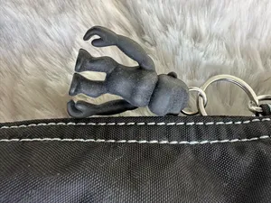 Kipling Ginnie Tote Bag black, prominent front pocket dual straps. thumbnail 6