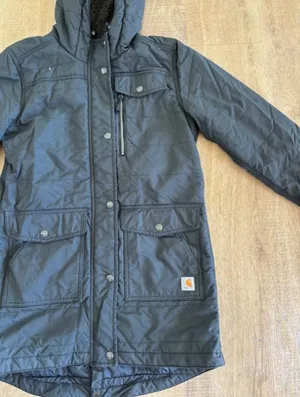carhartt women’s hooded utility jacket size small thumbnail 2