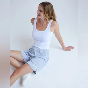 Elevated Faith Light Blue Women's Mesh Shorts thumbnail 3