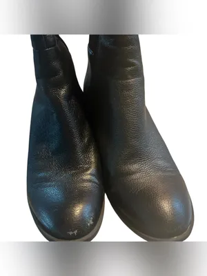 Kenneth Cole Black Knee High Stretchy Ribbed Back Boots thumbnail 4