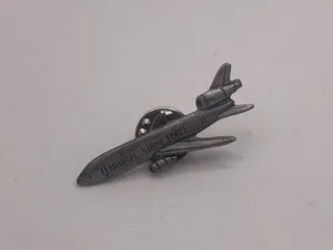 Medical Strike Force Jet Airplane Lapel Pin Pewter Tie Tack thumbnail 1