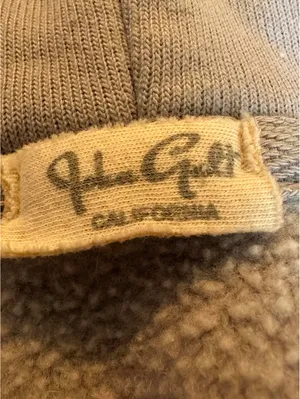 John Galt Women’s Light Gray Zip-Up Hoodie Sweatshirt thumbnail 3