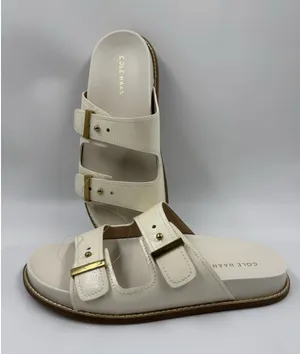 Cole Haan Women's Marisol Footbed Sandal Slides White Size 8 Med (W31883) New thumbnail 1