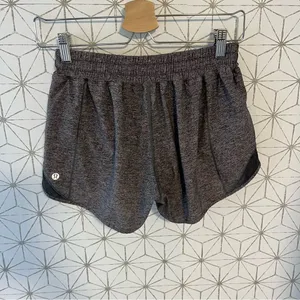 Lululemon Hotty Hot Short II *Long 4" Heather Lux Multi Black thumbnail 8