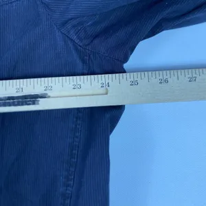 CG Blazer Sport Coat Mens XL Blue‎ Pinstripe Cotton Blend Two Button Jacket thumbnail 8