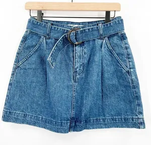 Free People Jade Belted Denim Skirt thumbnail 3