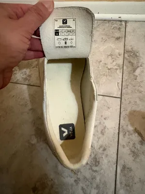 Veja Esplar Leather Logo Sneakers in White thumbnail 6