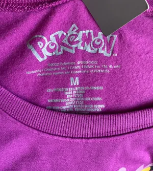 Pokémon NWT--PURPLE SWEATSHIRT-SIZE MEDIUM “ thumbnail 7