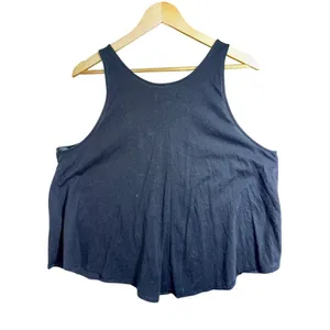 Abercrombie & Fitch Property of N.Y. Black White Knit Graphic Tank Top Size L thumbnail 3