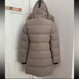 Aritzia Tna The Powder Parka Jacket Modern Taupe Goose Down like new Small thumbnail 12