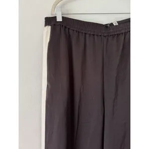 NWT Madewell The Easy Pull On Track Pants Satin Racer Stripe Size XL thumbnail 5