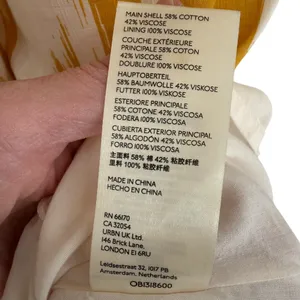 Anthropologie Maeve Cassandra Pintuck Flutter Sleeve Maxi Dress Yellow Size‎ XS thumbnail 15