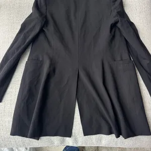 Aritzia Babaton Wool Blazer Black Single Button Tailored Longline Size 4 thumbnail 6