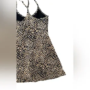 Outdoor Voices The Exercise Dress NEW Version Leopard Print Tennis Running XS thumbnail 11