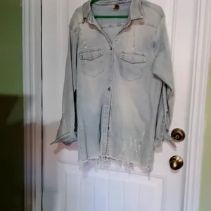 Source Unknown Distressed Jean shirt thumbnail 2