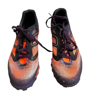 Reebok CrossFit H20 drain, Dura grip athletic shoes orange purple black size 6 thumbnail 1