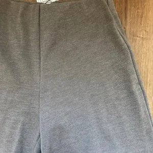 Zara Women Taupe Brown Knit Wide Leg Pull On Pants Small NWT thumbnail 4
