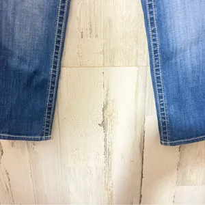 MISS ME Distressed Fleur de lis Rhinestones Low Rise Skinny Jeans Size 27 thumbnail 4