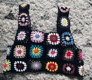Crochet cropped tank Multiple thumbnail 2