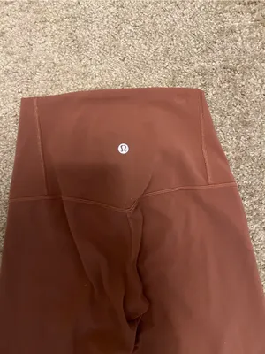 Lululemon Unlimit high‎ rise crop 23” keyhole in ancient copper 4 thumbnail 6