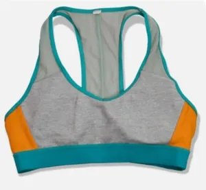 Alo Yoga strappy racerback 80’s neon athletic workout bra thumbnail 1