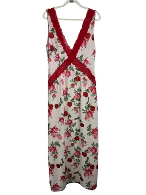 Peppermayo Aoifie Maxi Dress Size XL Ivory Bloom Floral Lace Low Back Evening thumbnail 3