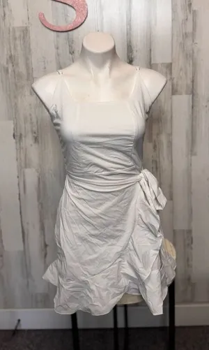 White fit & flare dress size small thumbnail 1