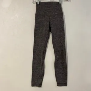 Lululemon Leggings Size 0 Heathered Gray High Rise Full Length Yoga Pants thumbnail 3
