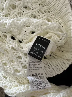 SHEIN Crochet Tie Front Top thumbnail 3