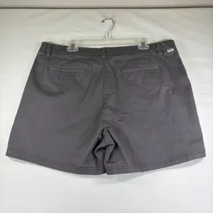 Magellan Chino Shorts gray Outdoors Walking Hiking Casual Women's‎ 18 5" inseam thumbnail 11