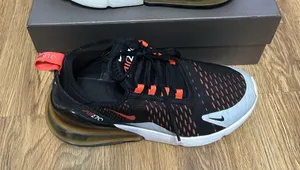 NIKE Air Max 270 Black/Bright Crimson-hyper Crimson lace up shoes sneakers thumbnail 8