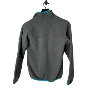 Patagonia Synchilla snap T fleece pullover gray women's size XS thumbnail 2