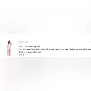 Azazie Sue Dress in Blushing Pink (Size A8) thumbnail 15