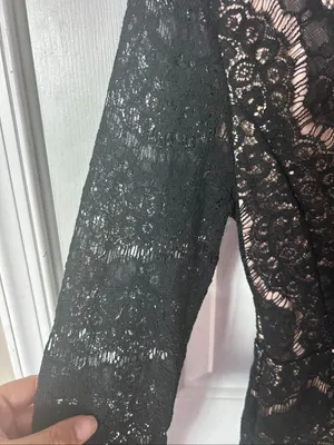 Francescas Black Lace V Neck Mini Dress - NWT size XS sexy going out date night thumbnail 2