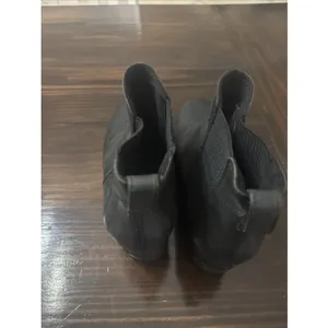 Sorel Womens Black Leather Slip On Wedge Booties Joan Of Arctic Size 8.5 thumbnail 4