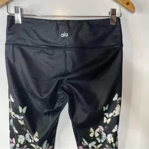 Alo‎ Yoga Butterfly Print Leggings Small thumbnail 4