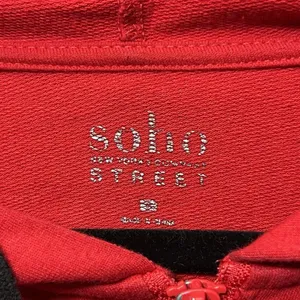 Soho‎ Street New York Company Hoodie Womens Medium Red Full Zip Lace Accent thumbnail 2