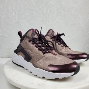 Nike Air Huarache Sneakers Women 8 Port Wine Ultra Running Shoes Activewear thumbnail 9